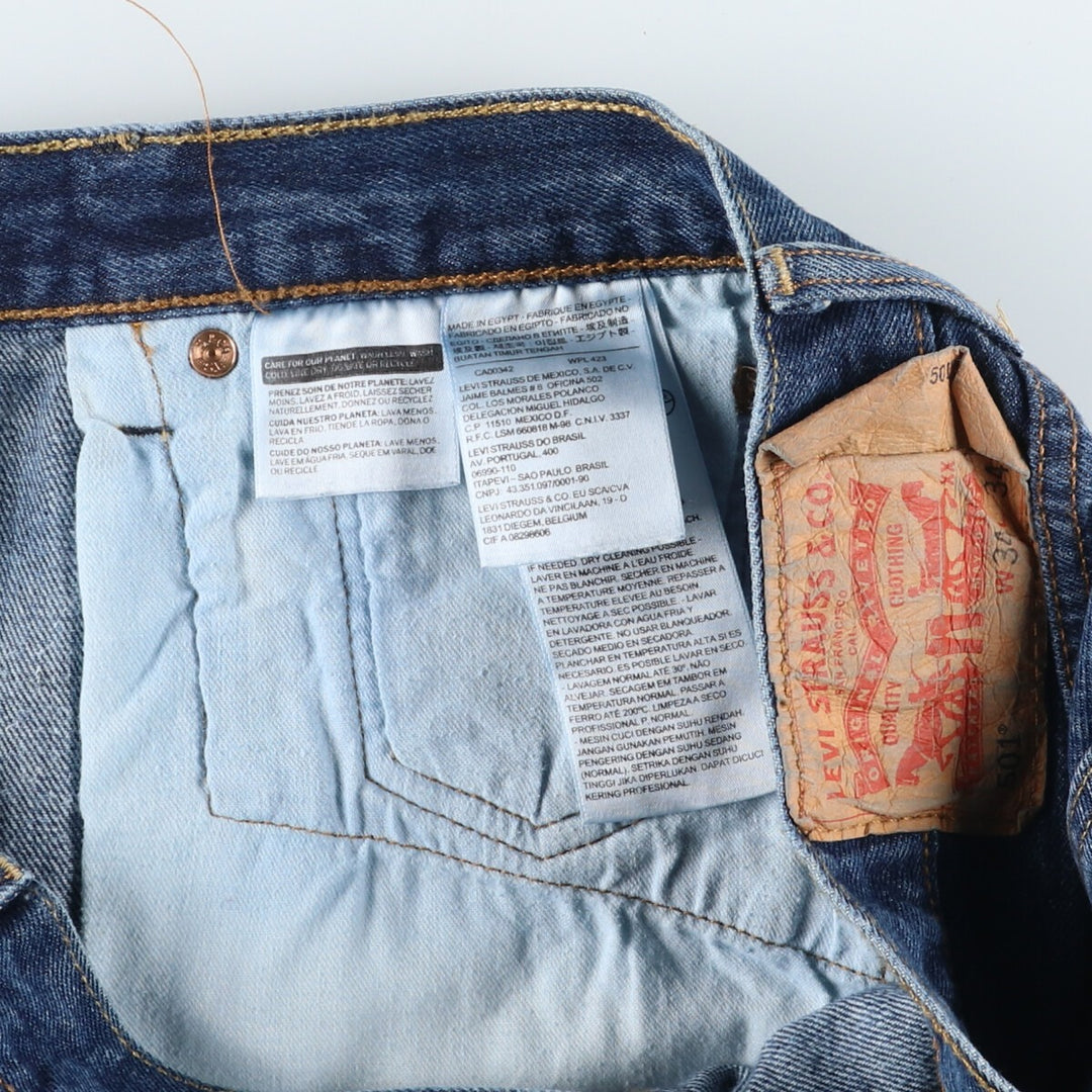 Levi's 501 straight denim pants for men, size W34 / eaa512444