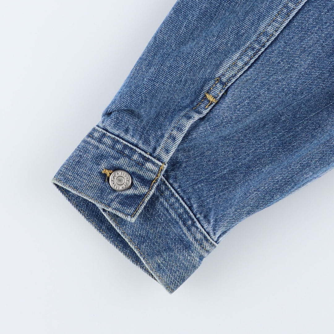 90'S Lee denim jacket, denim jacket, made in USA, men's XXL size, vintage /eaa512476