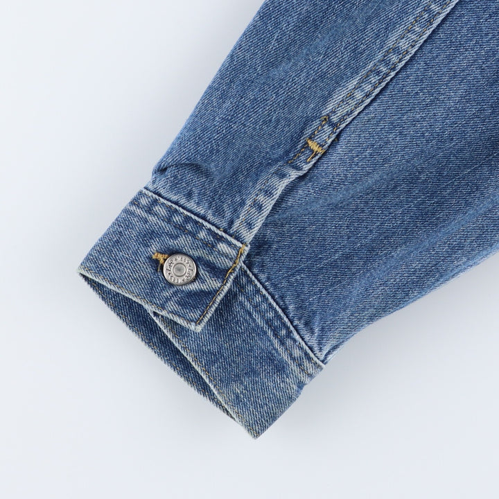 90'S Lee denim jacket, denim jacket, made in USA, men's XXL size, vintage /eaa512476