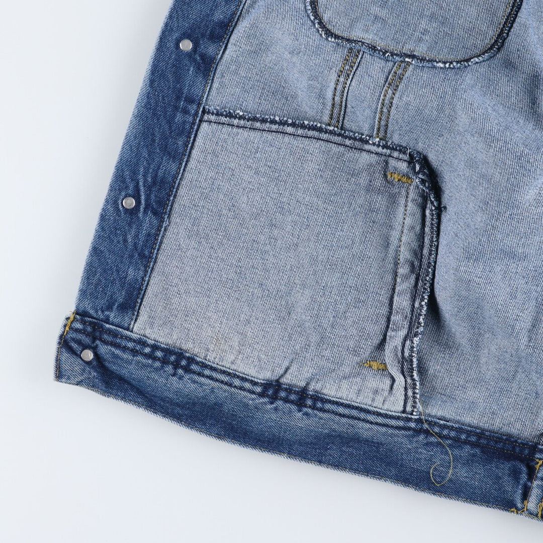 90'S Lee denim jacket, denim jacket, made in USA, men's XXL size, vintage /eaa512476