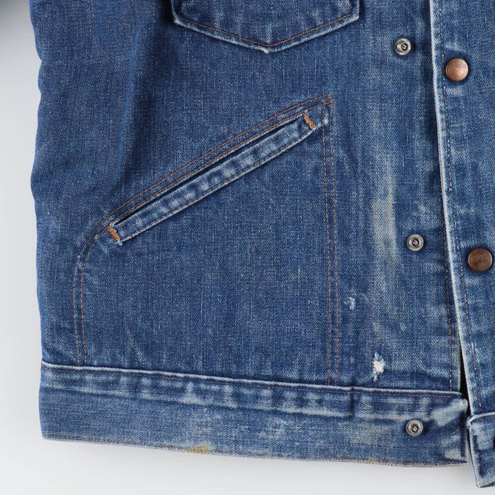 Vintage 80'S Wrangler denim jacket, made in the USA, size L for men / eaa512490