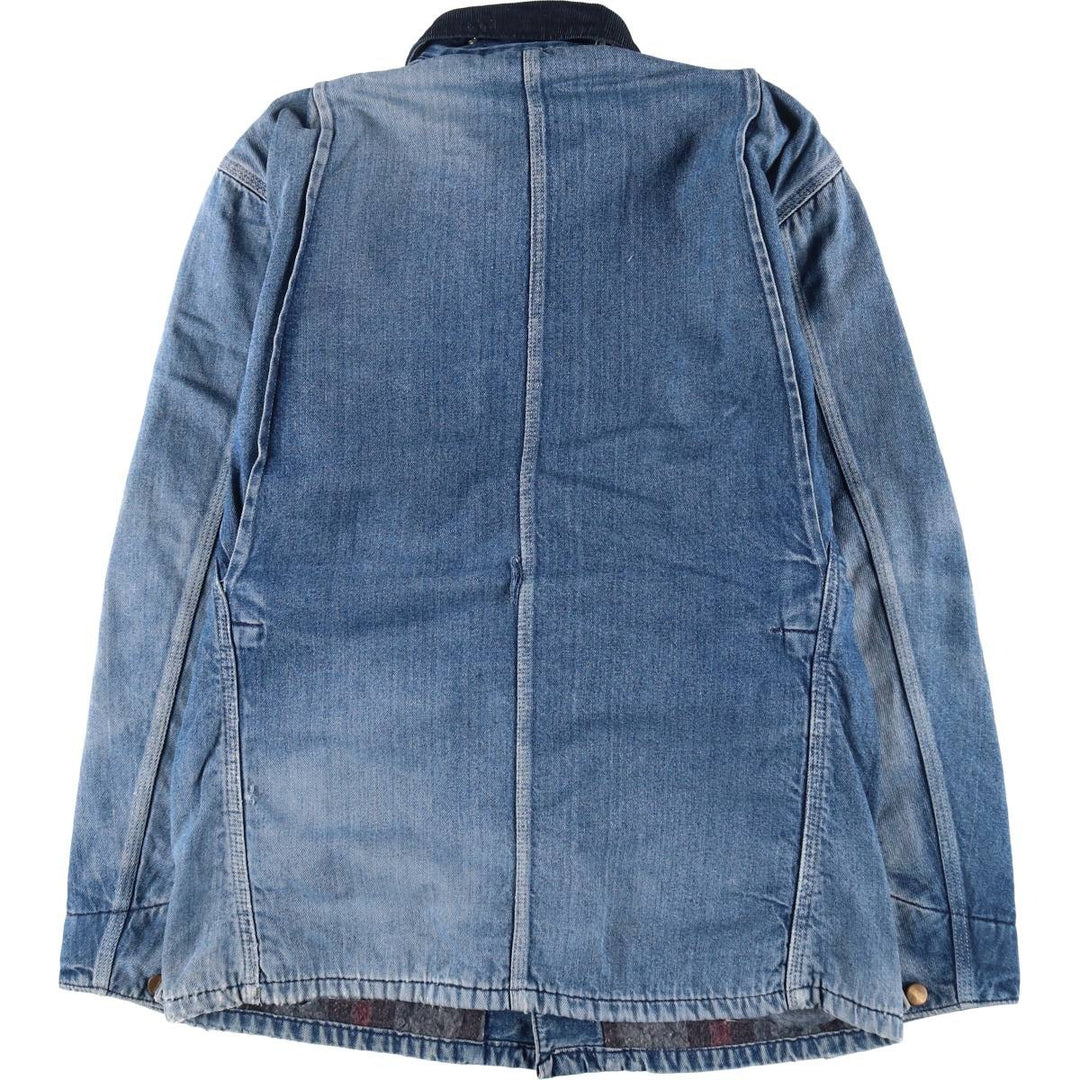 Carhartt Michigan Chore Coat Denim Jacket G-Jean Made in USA Men's L Size Vintage /eaa512491