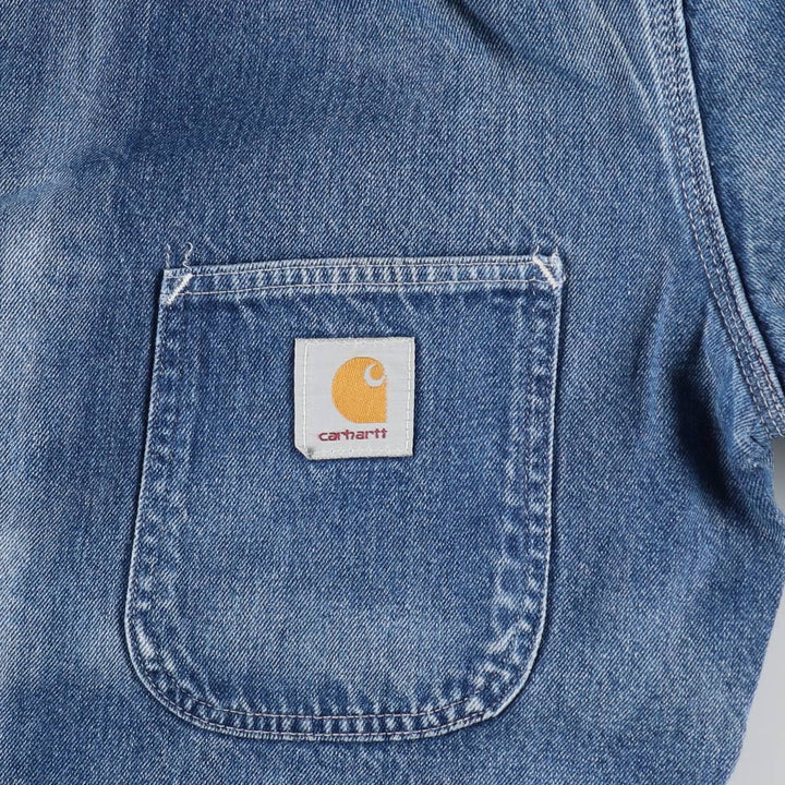 Carhartt Michigan Chore Coat Denim Jacket G-Jean Made in USA Men's L Size Vintage /eaa512491