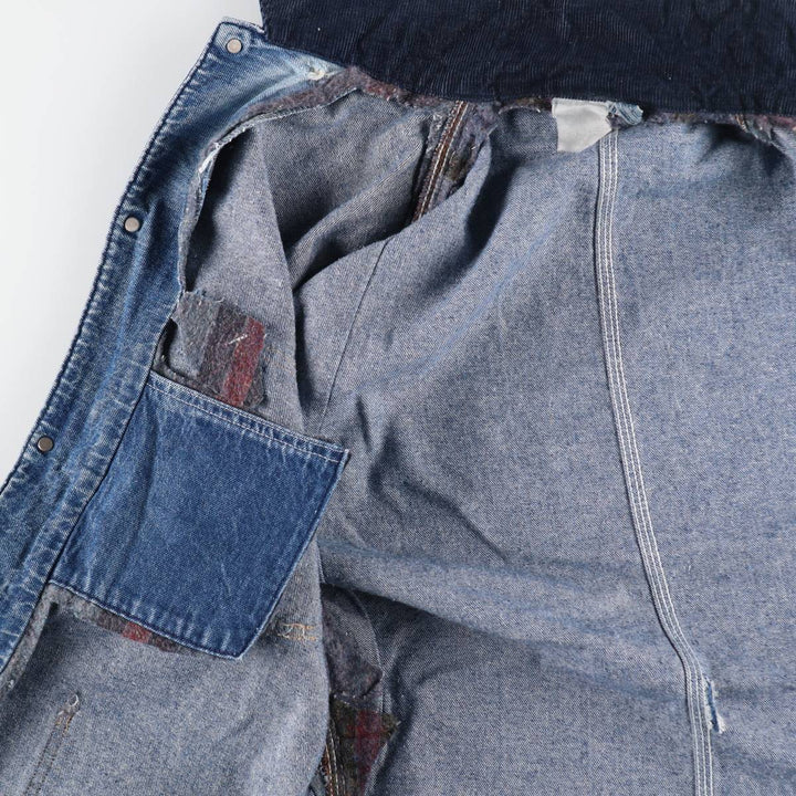 Carhartt Michigan Chore Coat Denim Jacket G-Jean Made in USA Men's L Size Vintage /eaa512491