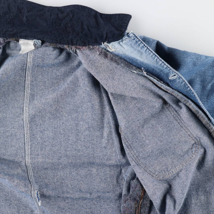 Carhartt Michigan Chore Coat Denim Jacket G-Jean Made in USA Men's L Size Vintage /eaa512491