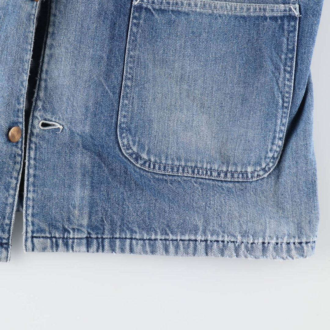 Carhartt Michigan Chore Coat Denim Jacket G-Jean Made in USA Men's L Size Vintage /eaa512491