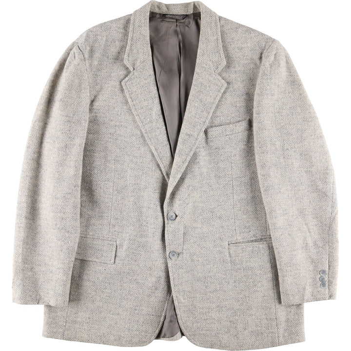 80's Levi's MENSWEAR Herringbone Wool Tailored Jacket Made in USA Men's L size /eaa512501