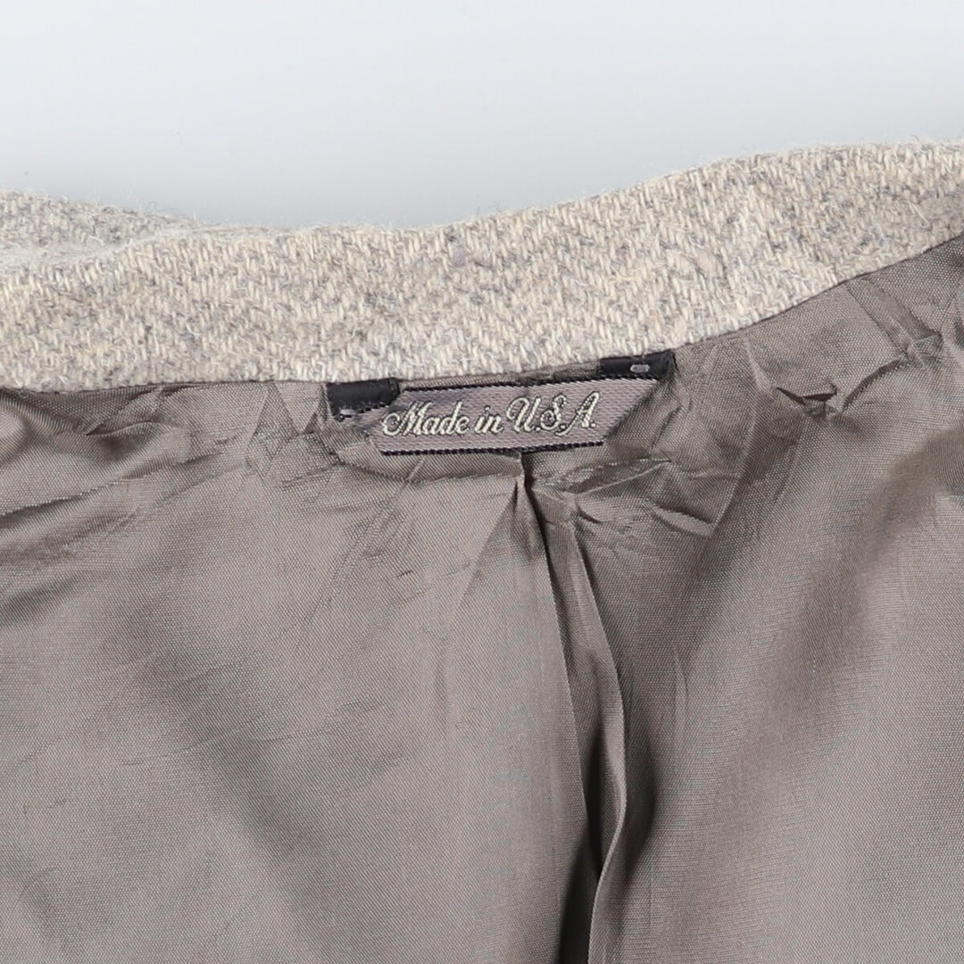 80's Levi's MENSWEAR Herringbone Wool Tailored Jacket Made in USA Men's L size /eaa512501