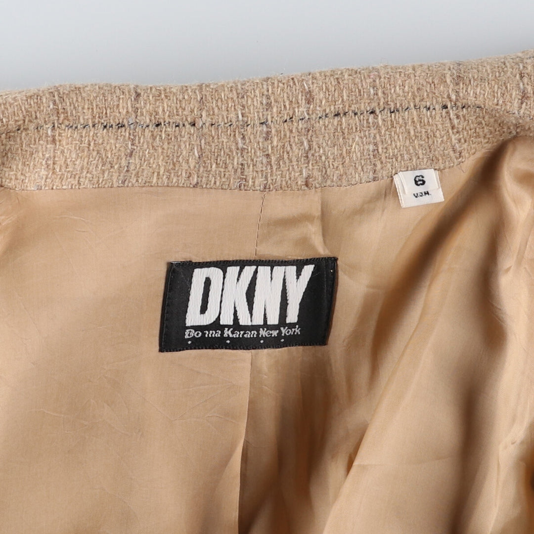 Donna Karan New York DNKY Check Pattern Wool Tailored Jacket Made in USA Men's M size /eaa512503