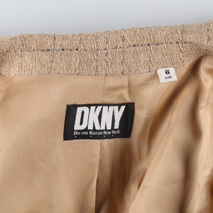 Donna Karan New York DNKY Check Pattern Wool Tailored Jacket Made in USA Men's M size /eaa512503