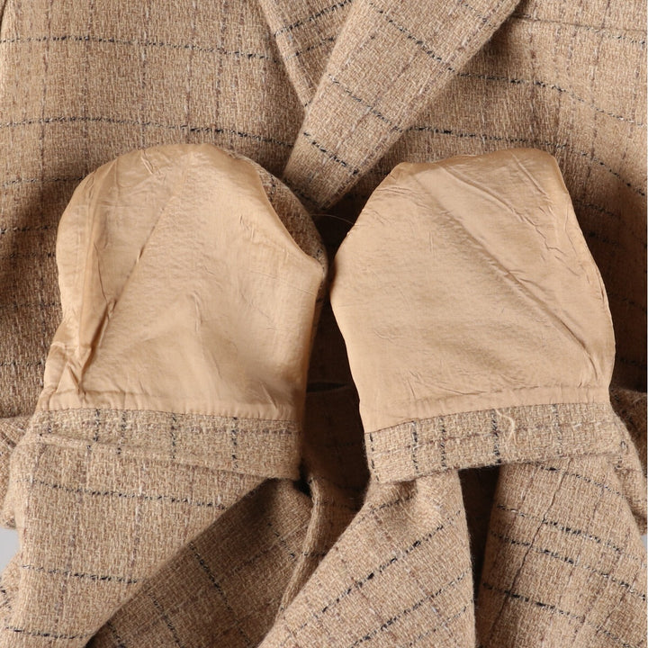 Donna Karan New York DNKY Check Pattern Wool Tailored Jacket Made in USA Men's M size /eaa512503