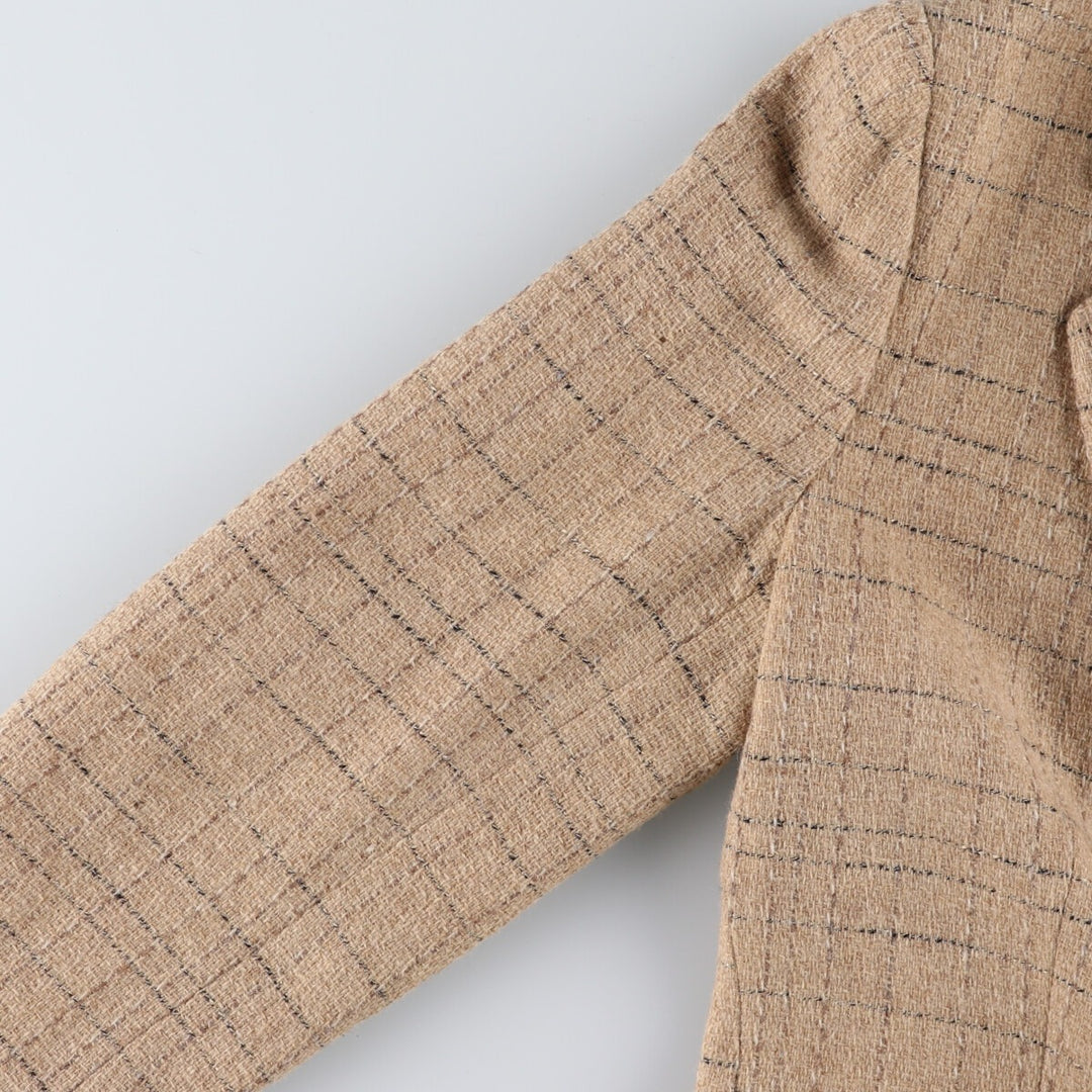 Donna Karan New York DNKY Check Pattern Wool Tailored Jacket Made in USA Men's M size /eaa512503