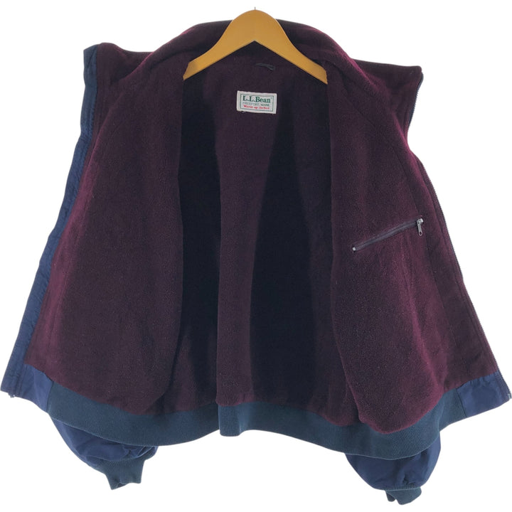 80'S LLBean Warm-up Jacket, Nylon Jacket, Men's Size L, Vintage /eaa512524