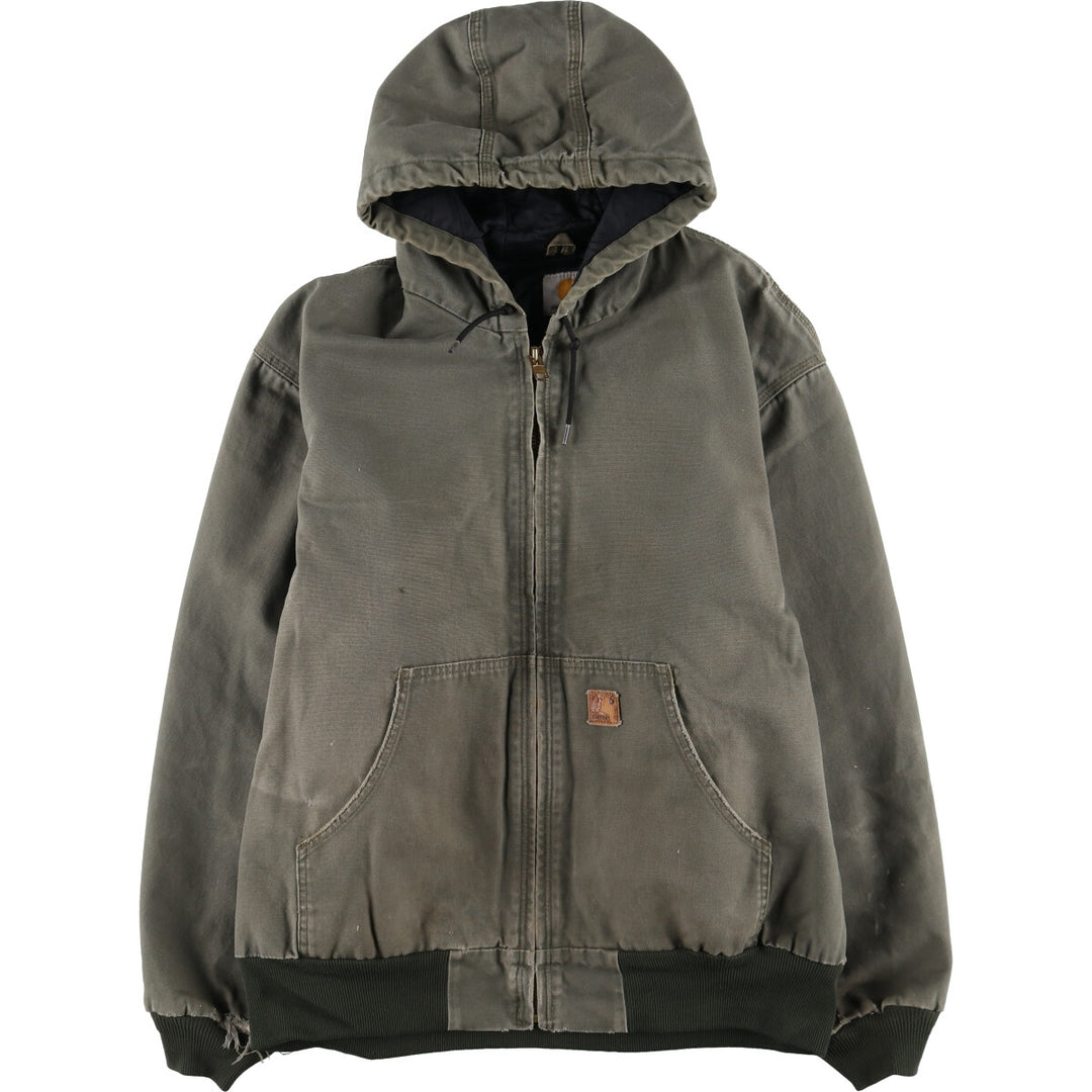 Carhartt Active Jacket Duck Full Zip Hoodie Men's XL / eaa512529