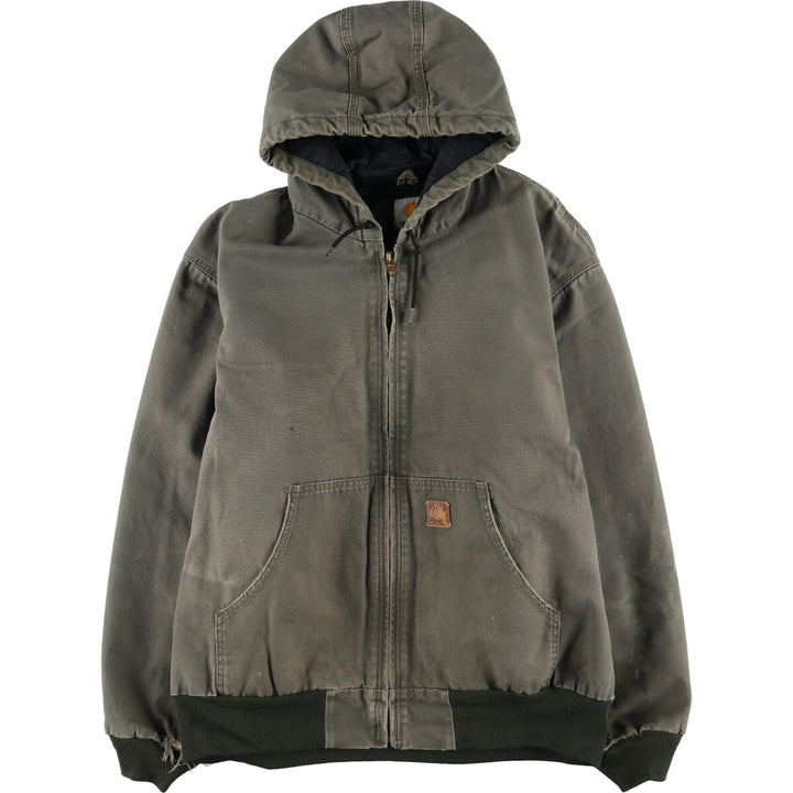 Carhartt Active Jacket Duck Full Zip Hoodie Men's XL / eaa512529