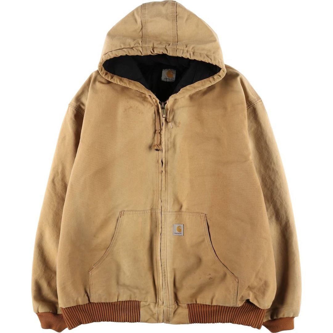 Carhartt Active Jacket Duck Full Zip Hoodie Men's XXL / eaa512536