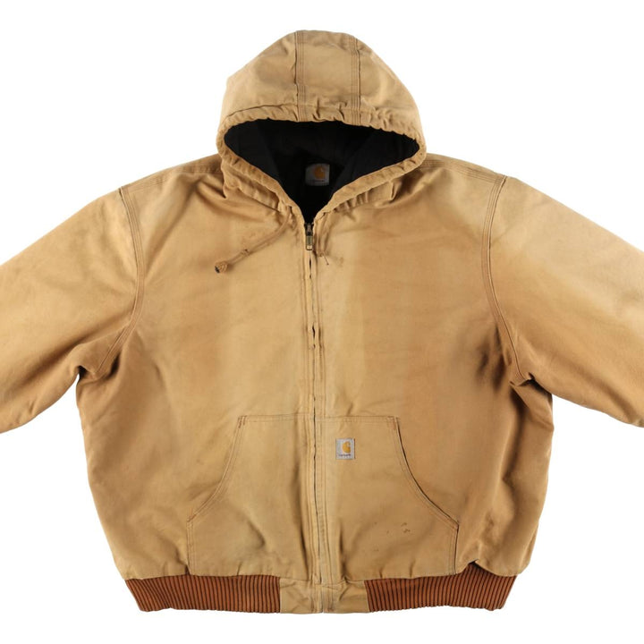 Carhartt Active Jacket Duck Full Zip Hoodie Men's XXL / eaa512536