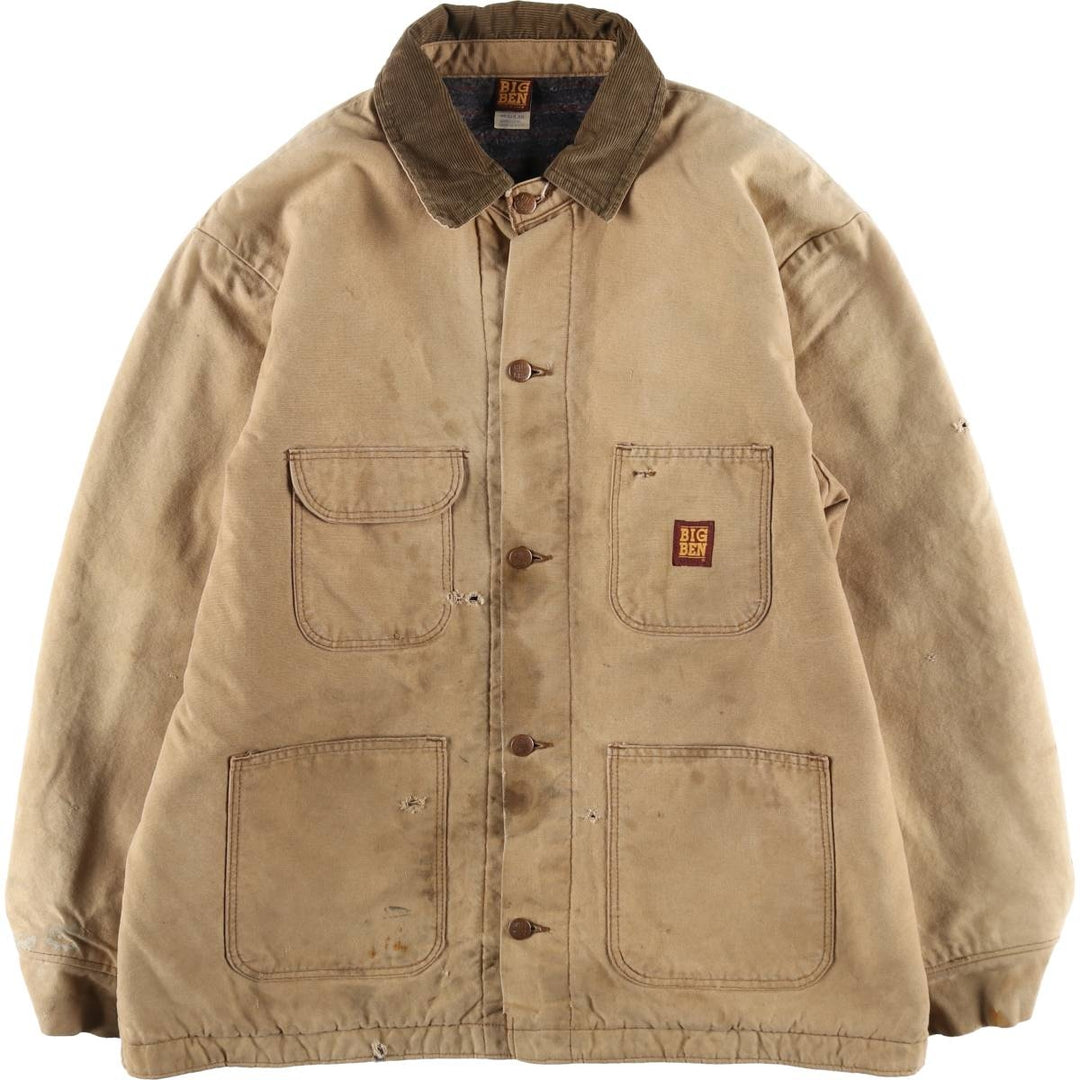 80'S Big Ben BIGBEN Duck Coverall Made in USA Men's L Size Vintage /eaa512541