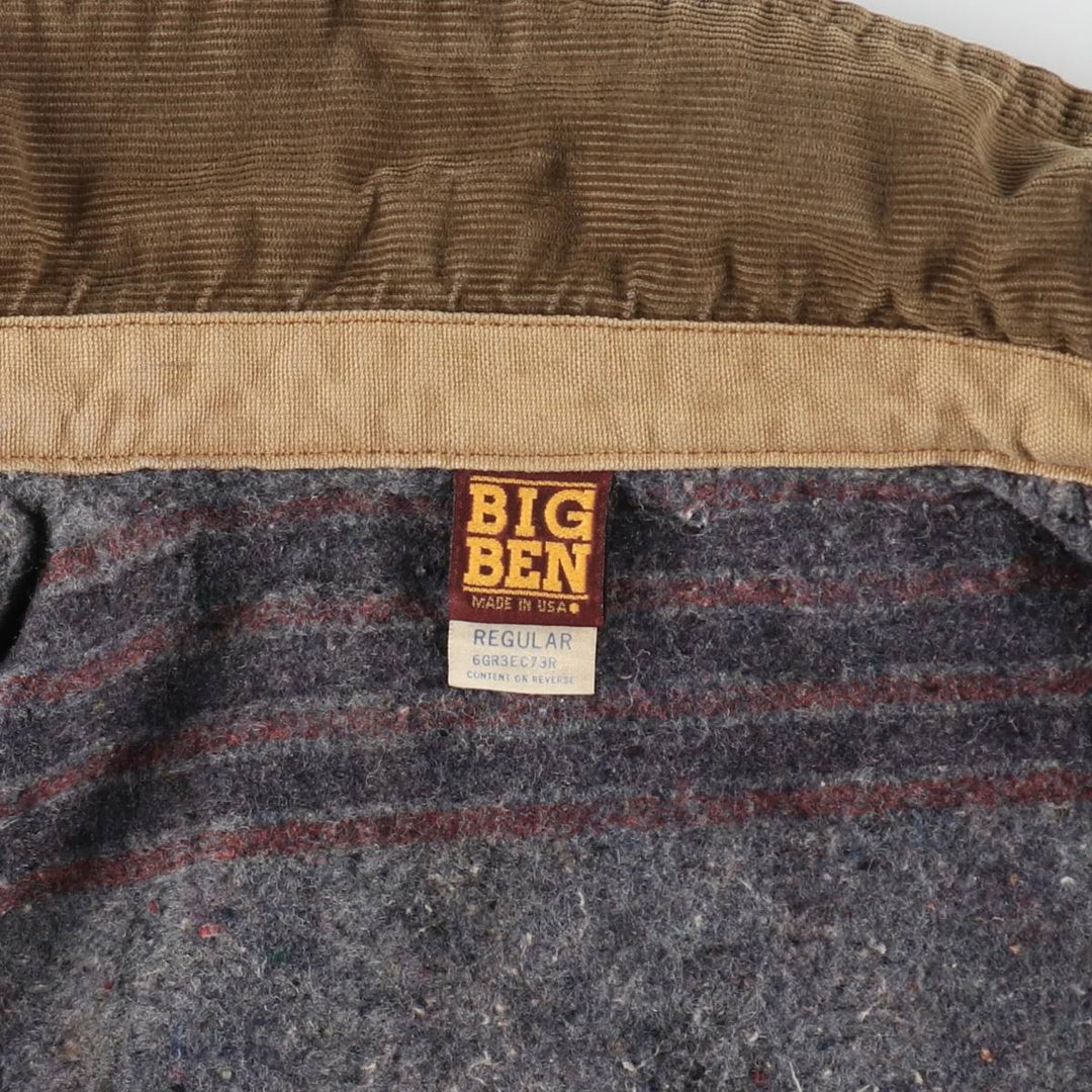 80'S Big Ben BIGBEN Duck Coverall Made in USA Men's L Size Vintage /eaa512541