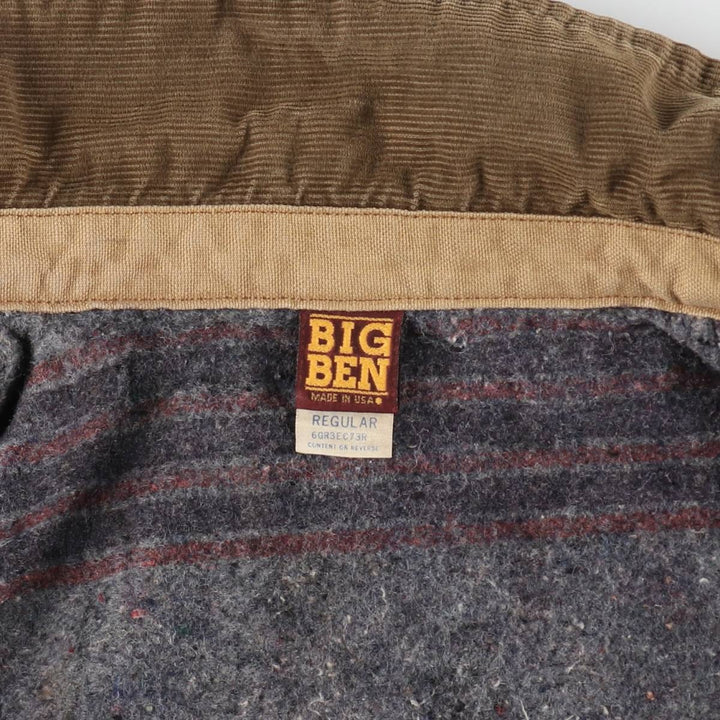 80'S Big Ben BIGBEN Duck Coverall Made in USA Men's L Size Vintage /eaa512541