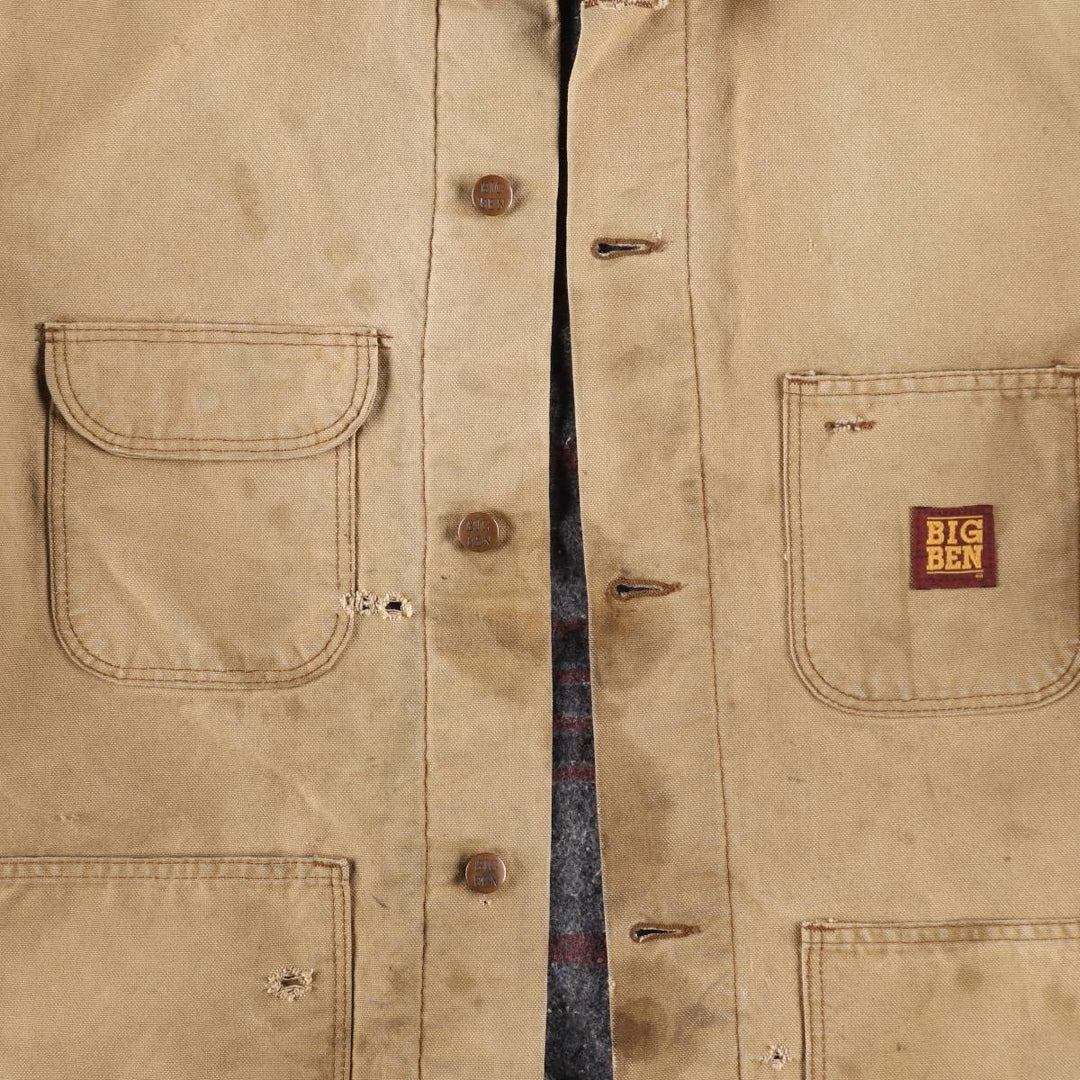 80'S Big Ben BIGBEN Duck Coverall Made in USA Men's L Size Vintage /eaa512541