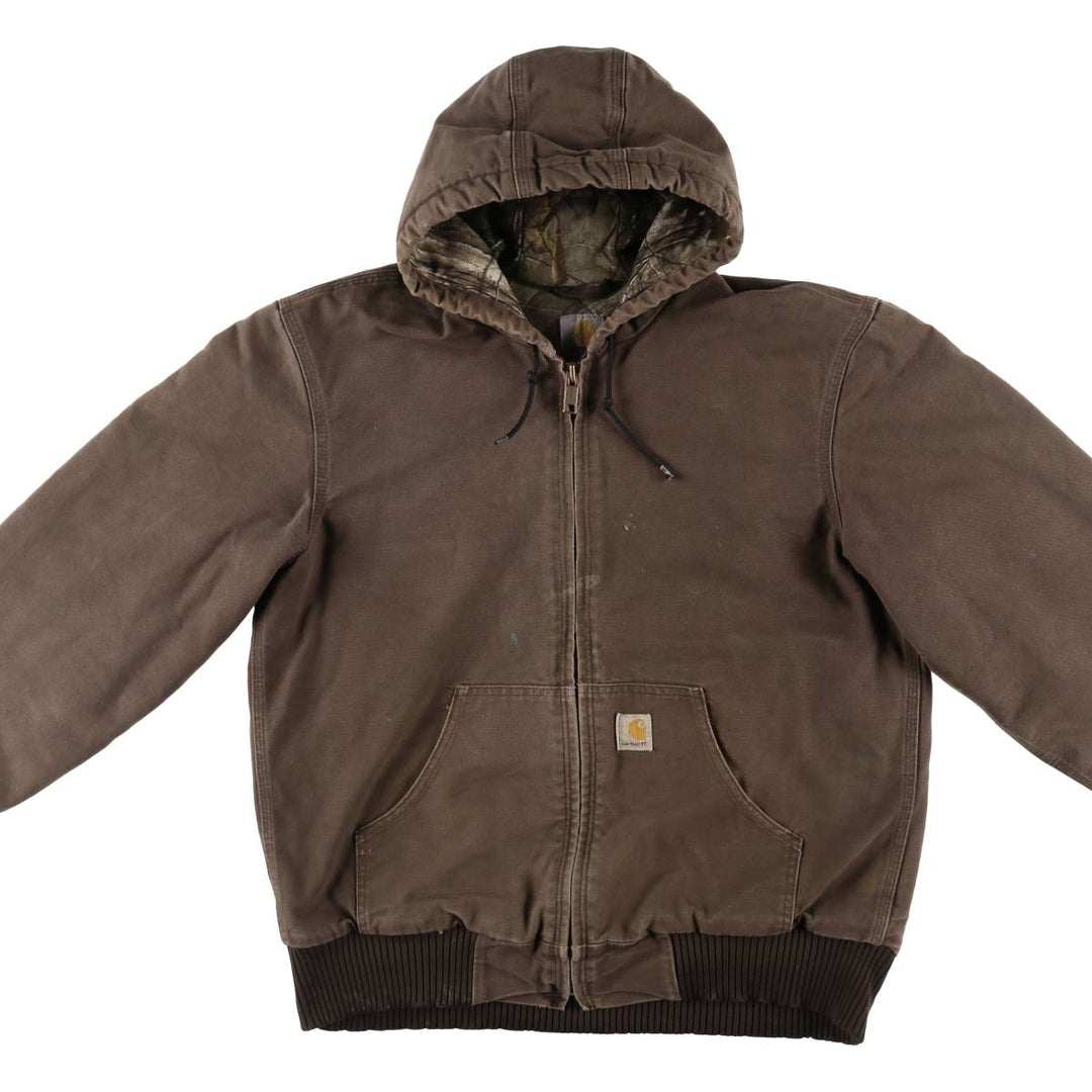 Carhartt Active Jacket Duck Full Zip Hoodie Men's XL / eaa512547