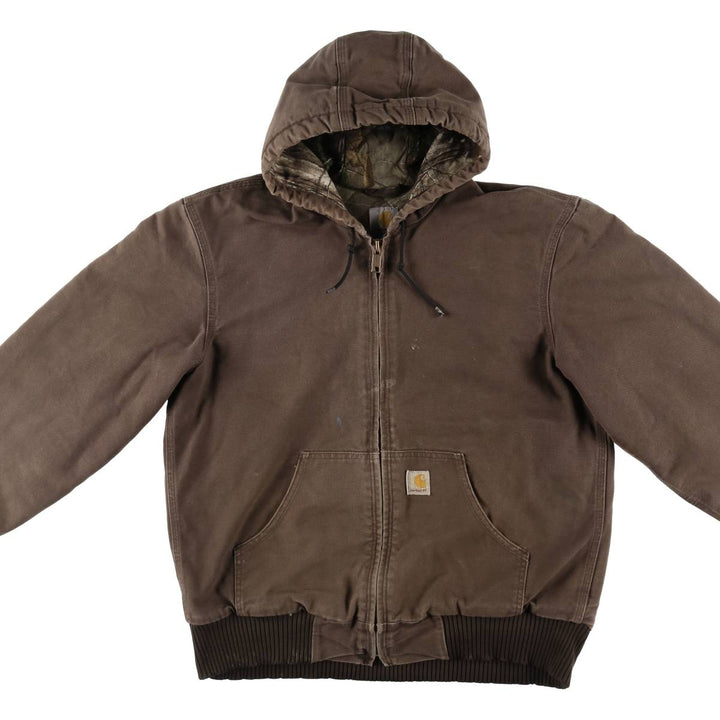 Carhartt Active Jacket Duck Full Zip Hoodie Men's XL / eaa512547