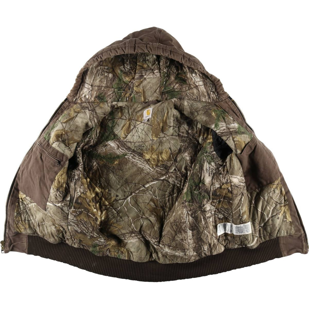 Carhartt Active Jacket Duck Full Zip Hoodie Men's XL / eaa512547