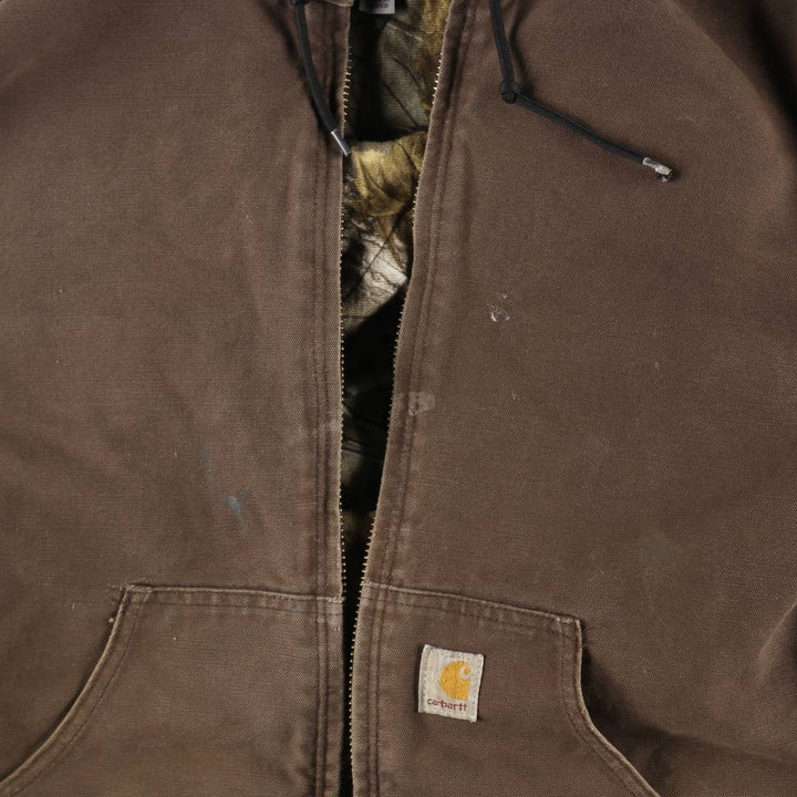 Carhartt Active Jacket Duck Full Zip Hoodie Men's XL / eaa512547