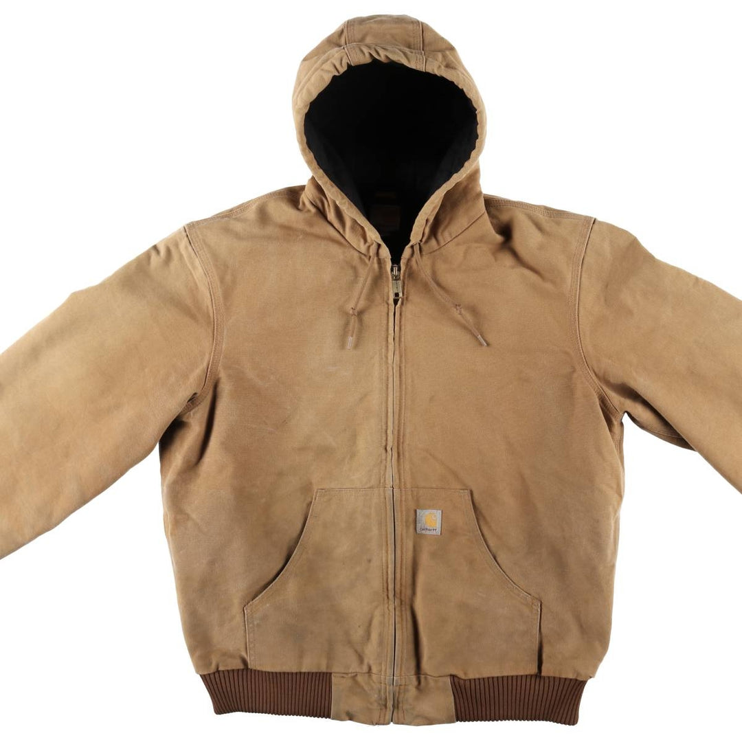 Carhartt Active Jacket Duck Full Zip Parka Made in USA Men's XL /eaa512548