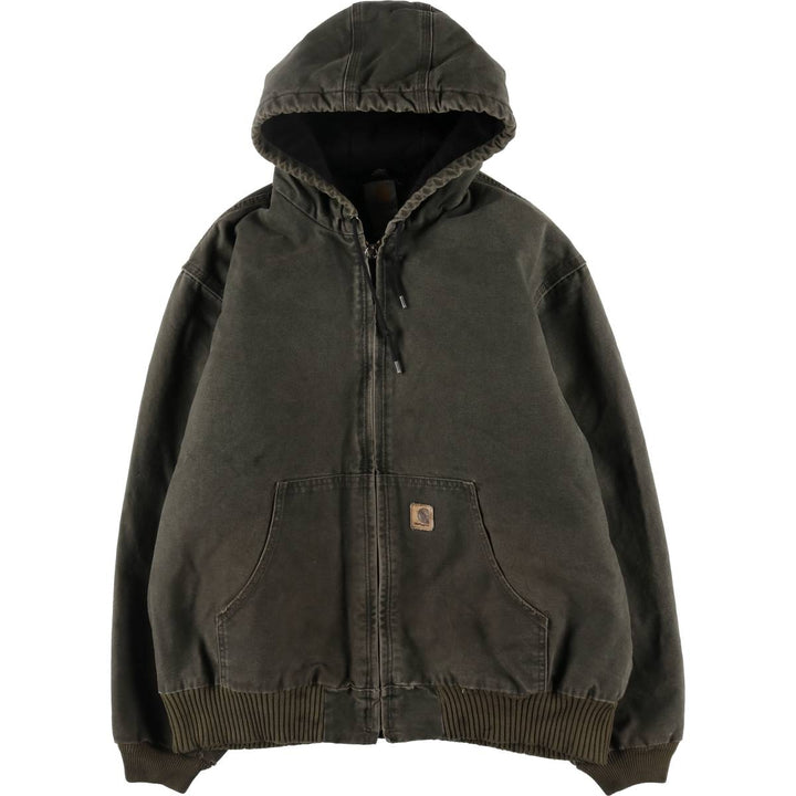 Carhartt Active Jacket Duck Full Zip Hoodie Men's XL / eaa512559