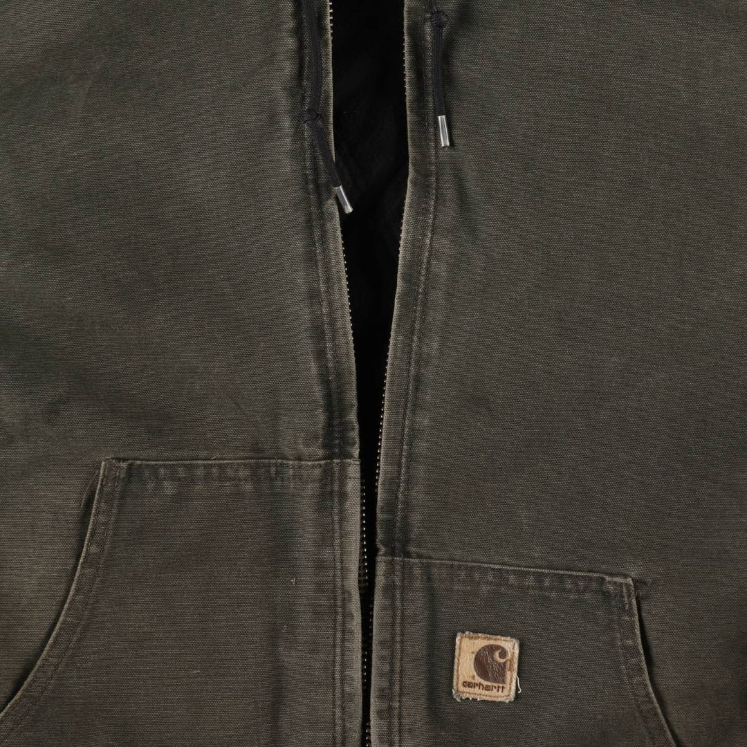 Carhartt Active Jacket Duck Full Zip Hoodie Men's XL / eaa512559