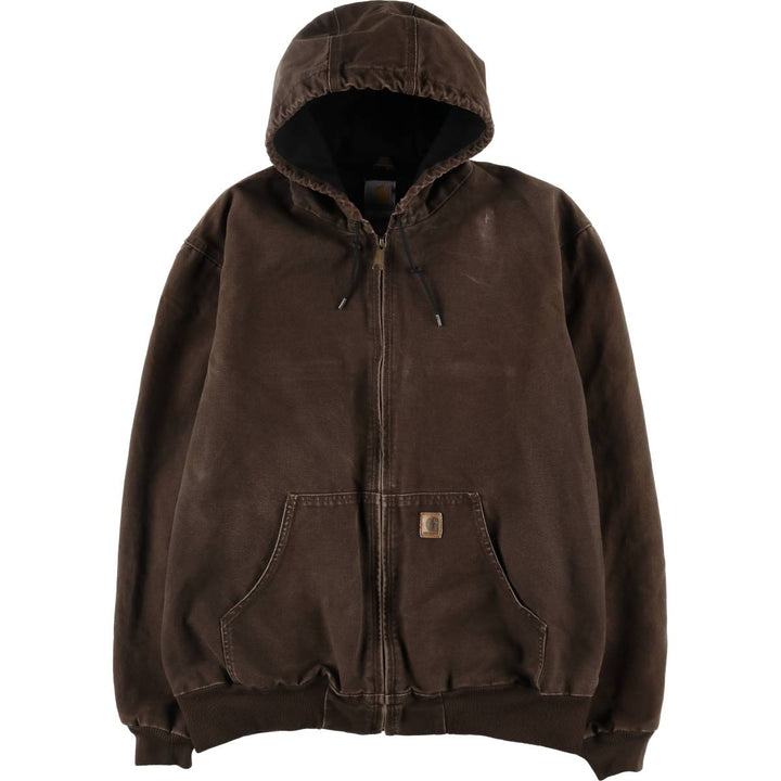 Carhartt Active Jacket Duck Full Zip Hoodie Men's XL equivalent / eaa512561