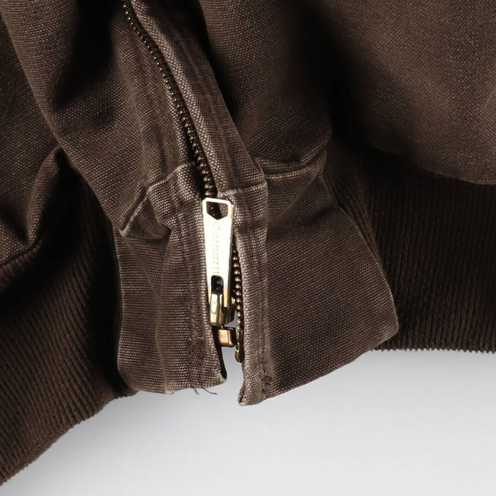 Carhartt Active Jacket Duck Full Zip Hoodie Men's XL equivalent / eaa512561