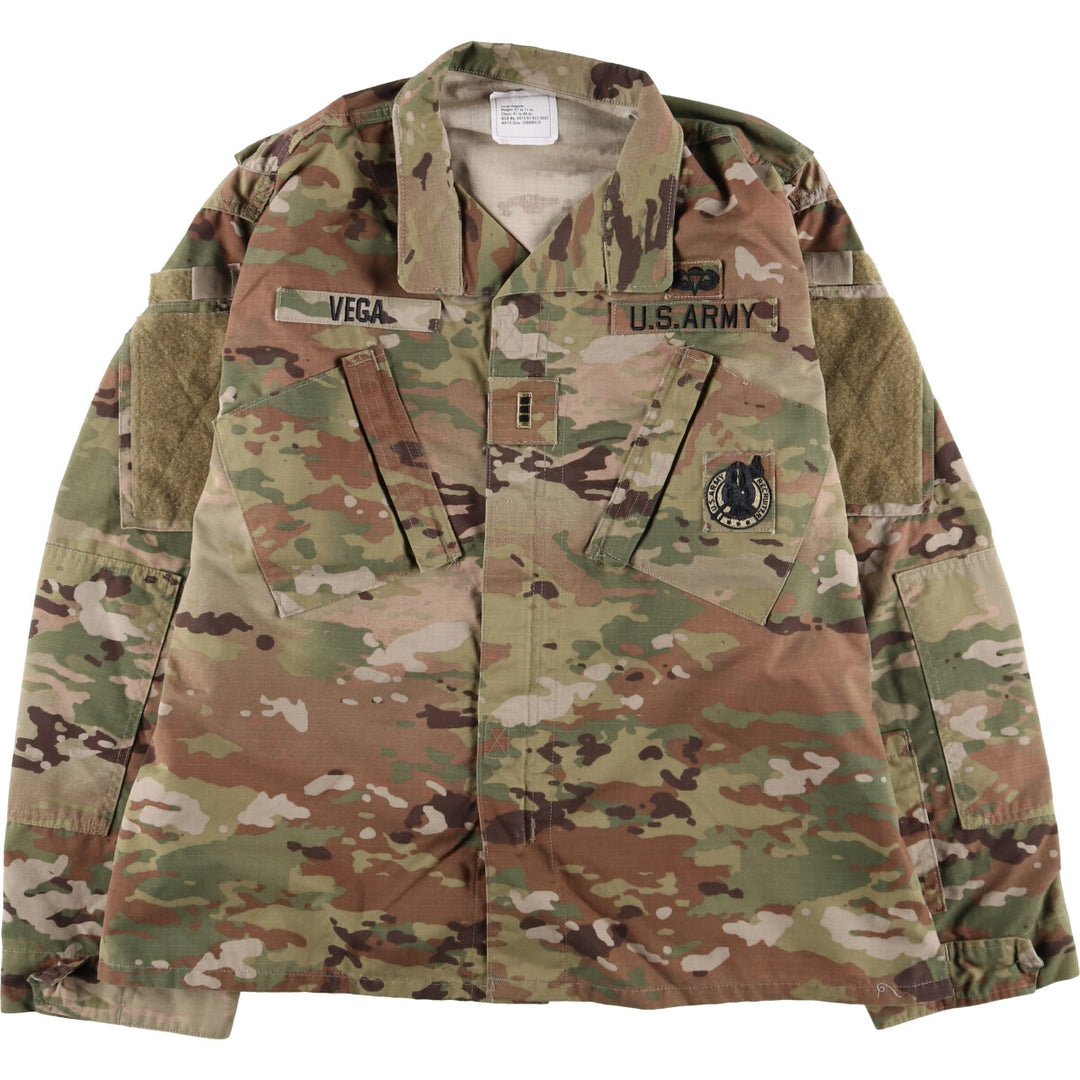 Genuine US military camouflage pattern multicam camo military combat jacket made in USA LARGE-REGULAR equivalent to men's L /eaa512587