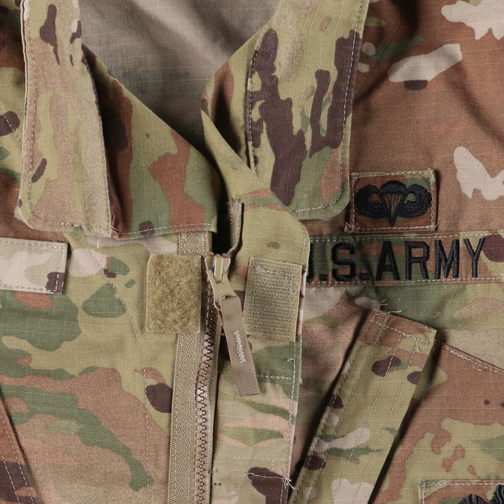 Genuine US military camouflage pattern multicam camo military combat jacket made in USA LARGE-REGULAR equivalent to men's L /eaa512587