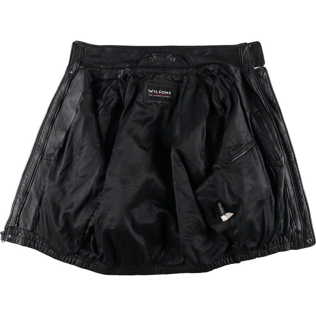 WILSONS Leather Flight Jacket Men's Size L /eaa512590