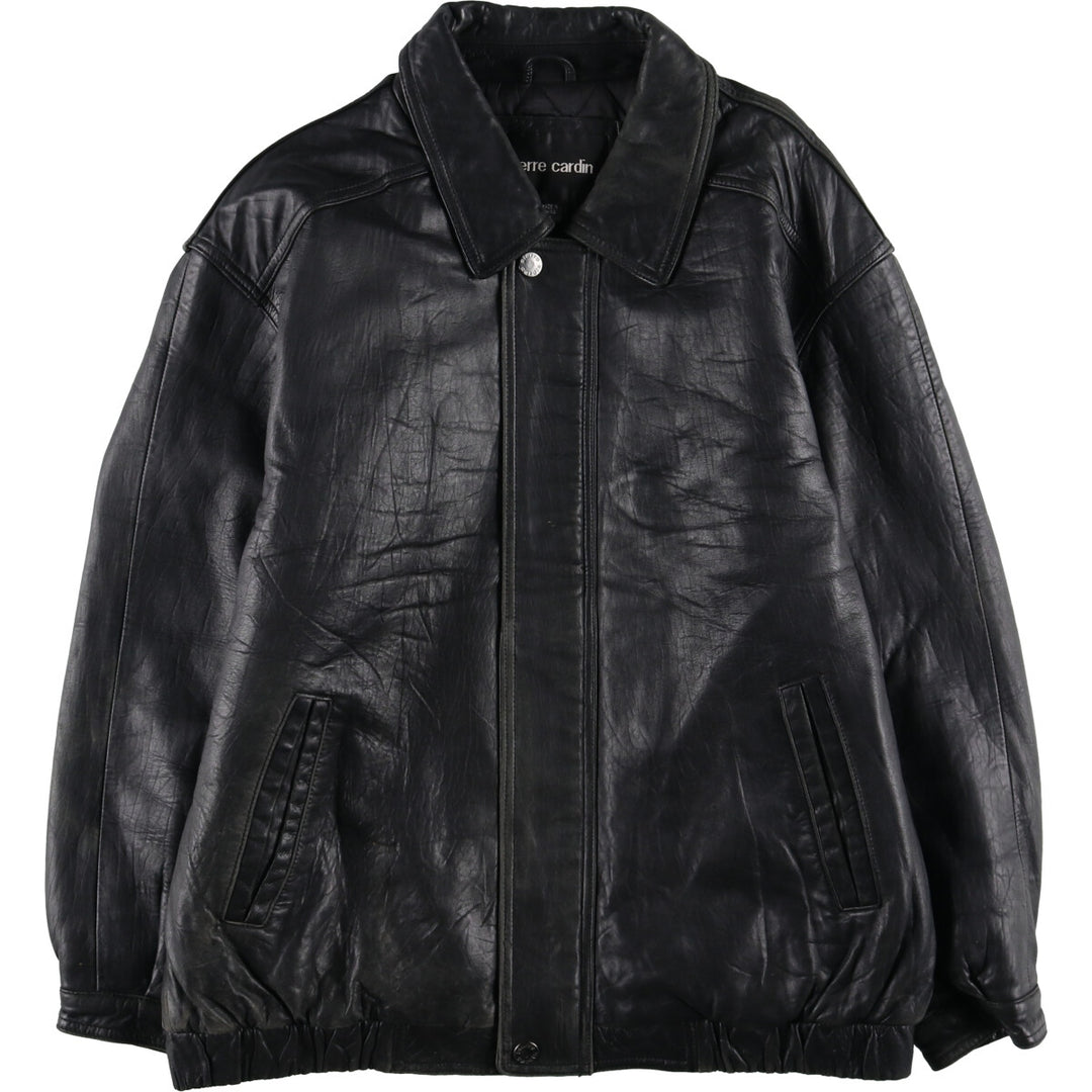 Pierre Cardin Padded Leather Blouson Type Men's XL Size / eaa512591