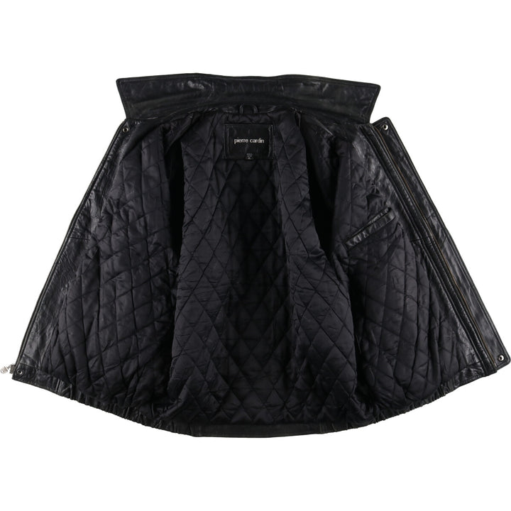 Pierre Cardin Padded Leather Blouson Type Men's XL Size / eaa512591