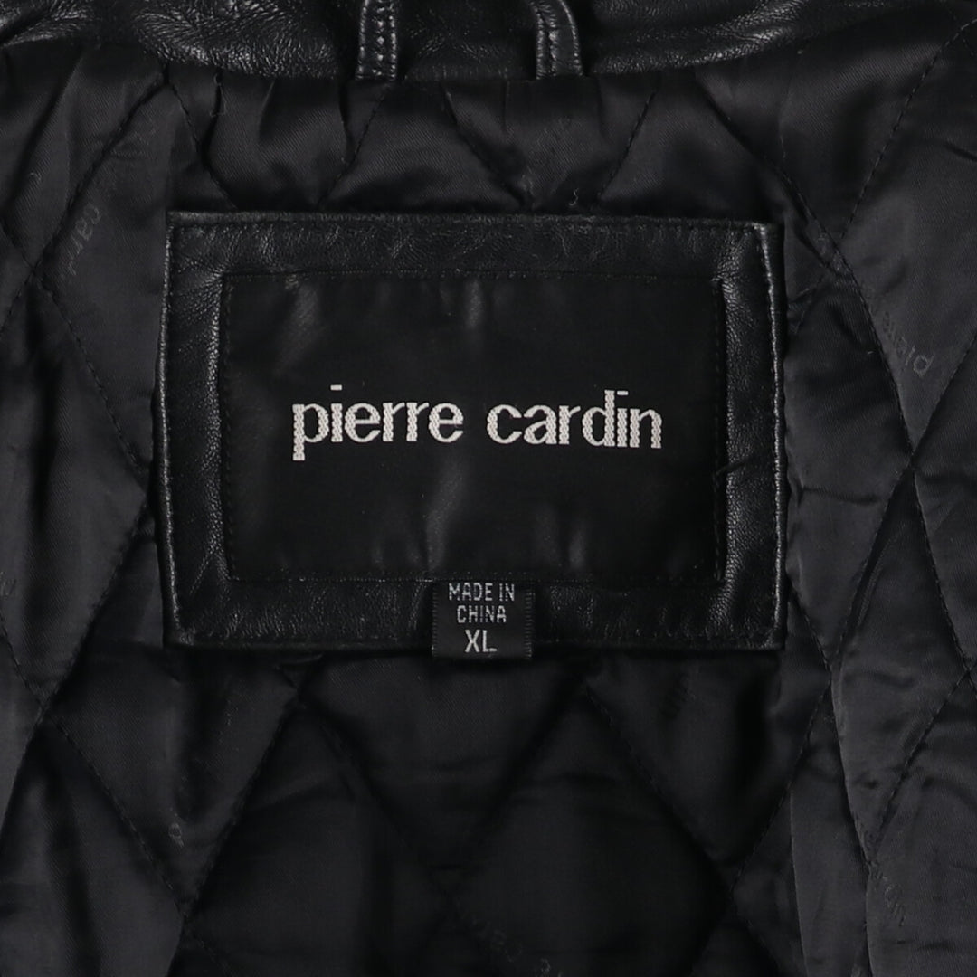 Pierre Cardin Padded Leather Blouson Type Men's XL Size / eaa512591