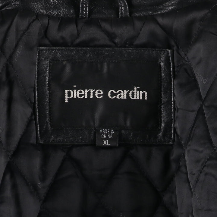 Pierre Cardin Padded Leather Blouson Type Men's XL Size / eaa512591