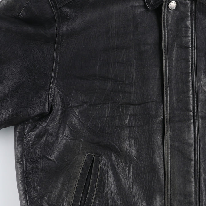Pierre Cardin Padded Leather Blouson Type Men's XL Size / eaa512591