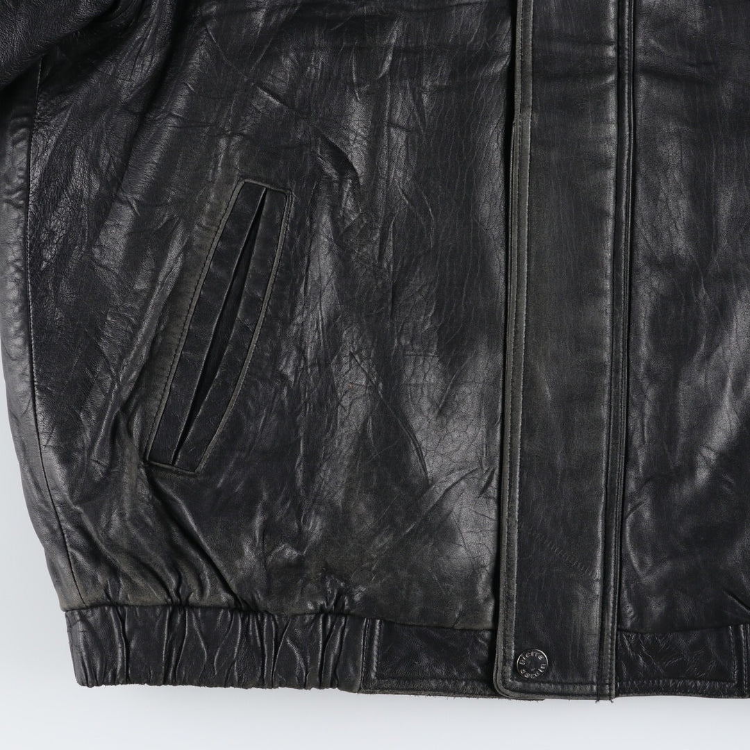 Pierre Cardin Padded Leather Blouson Type Men's XL Size / eaa512591