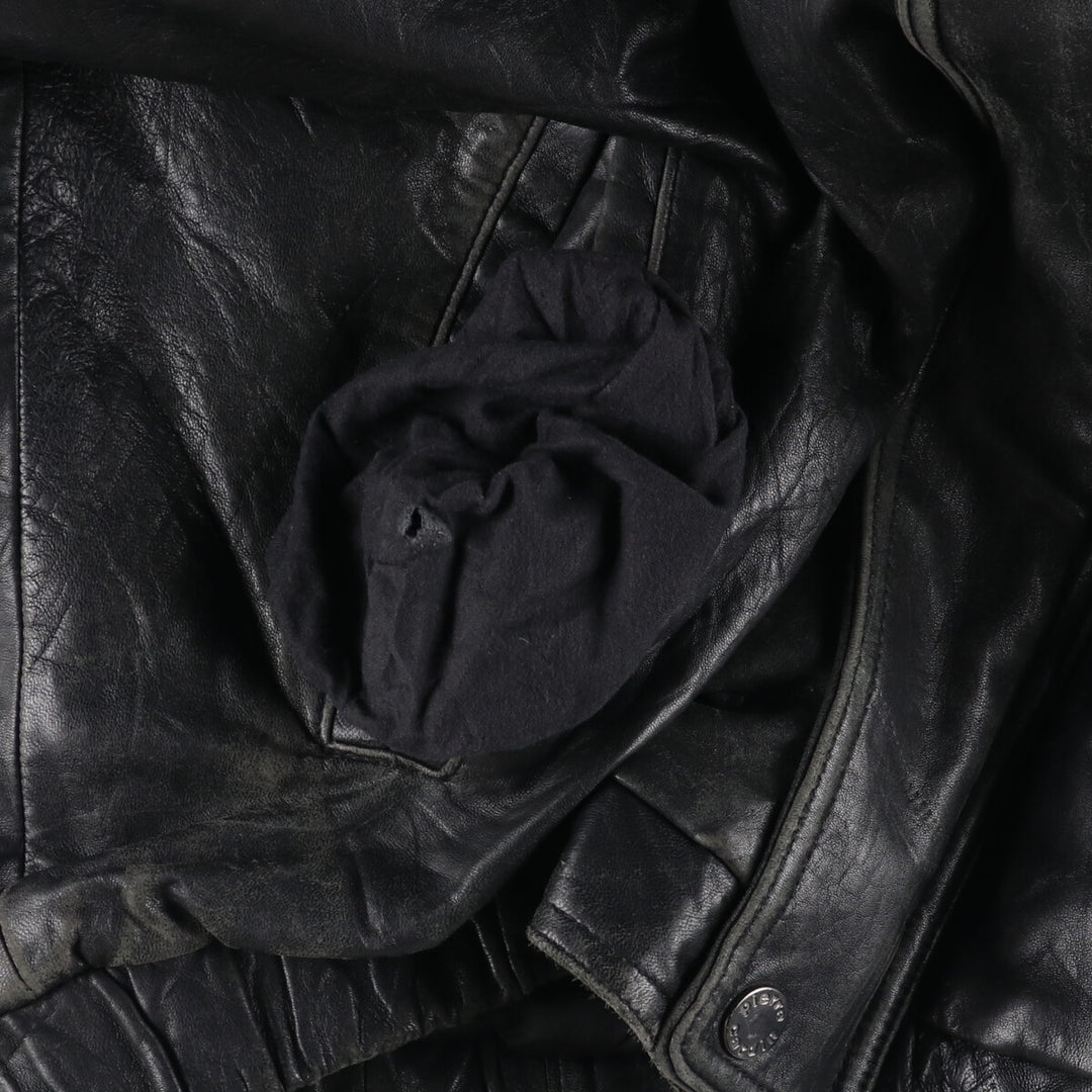 Pierre Cardin Padded Leather Blouson Type Men's XL Size / eaa512591