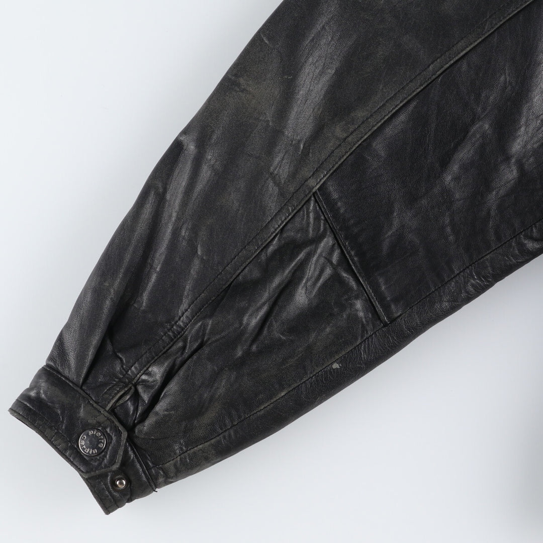 Pierre Cardin Padded Leather Blouson Type Men's XL Size / eaa512591