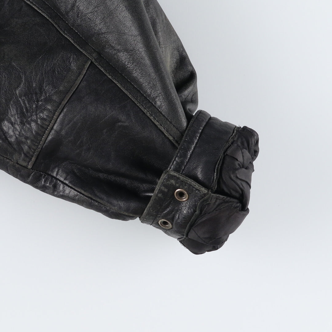 Pierre Cardin Padded Leather Blouson Type Men's XL Size / eaa512591