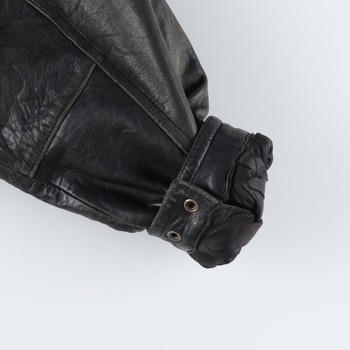 Pierre Cardin Padded Leather Blouson Type Men's XL Size / eaa512591