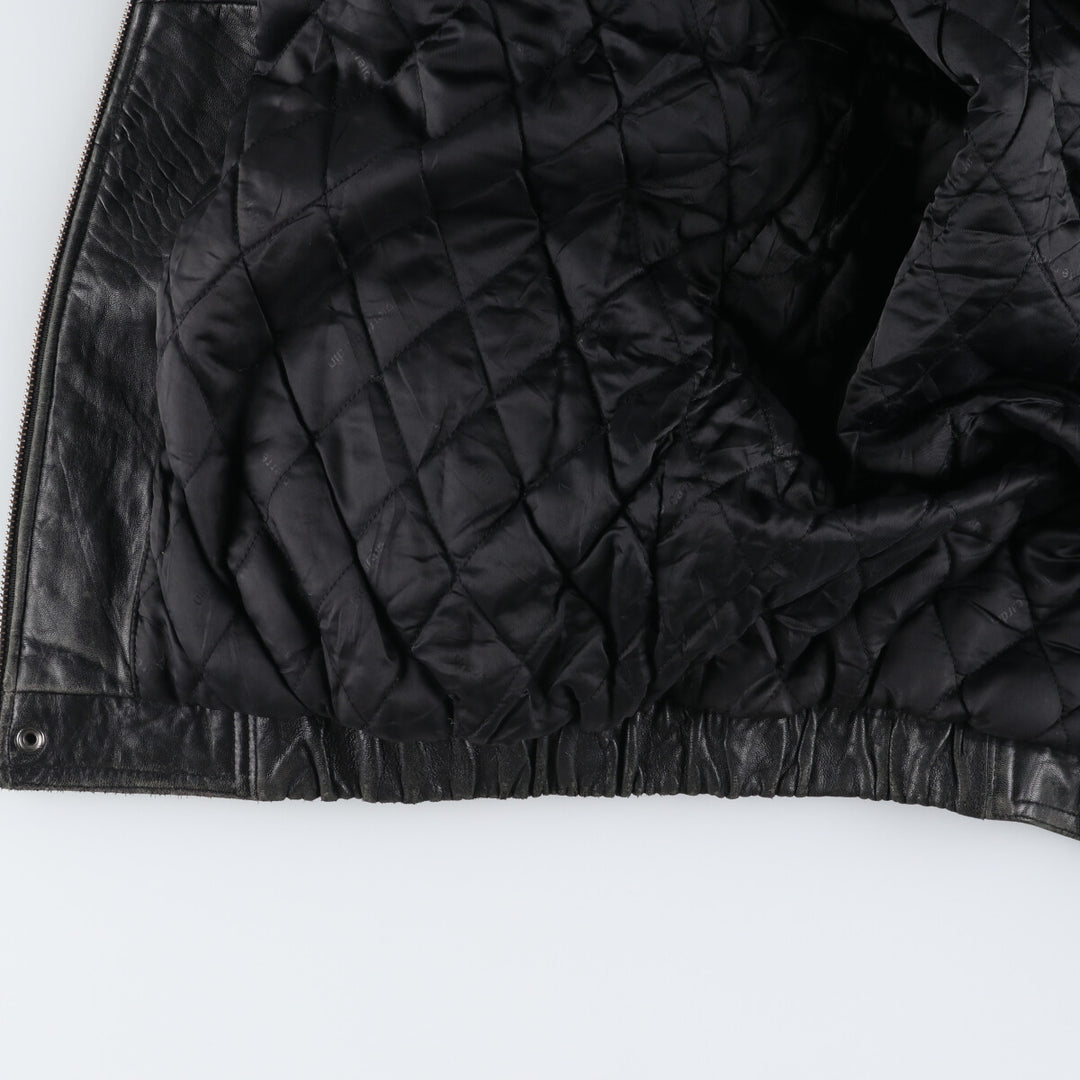 Pierre Cardin Padded Leather Blouson Type Men's XL Size / eaa512591