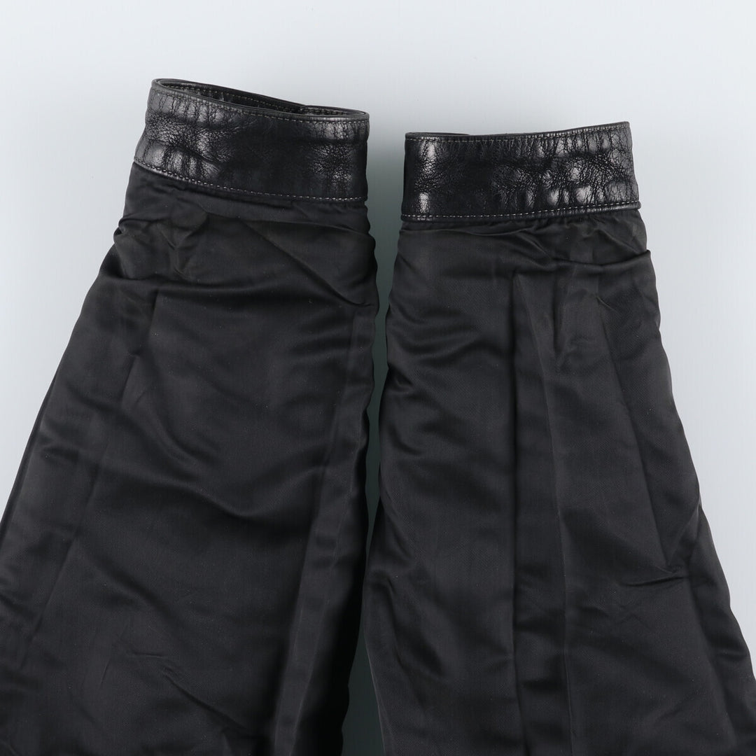 BONAVENTURE Trucker Jacket, Reversible Leather Jacket, Men's Size L /eaa512599