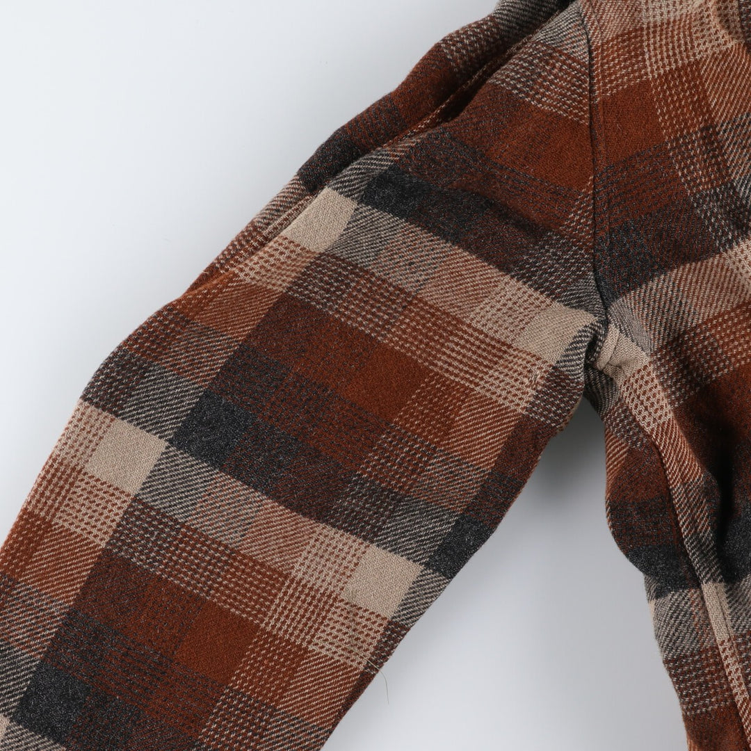 1940'S Pendleton Check Pattern Reversible Wool Shirt Jacket Men's XL Vintage /eaa512606